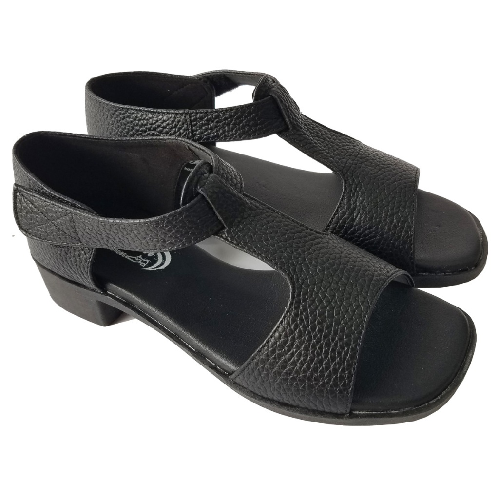 Giày Sandal Cao Gót Nữ Da Bò Thật BIGGBEN Cao 4 Phân HKD773