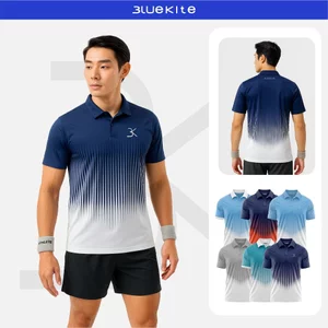 Áo thun polo thể thao BLUEKITE 132 chính hãng áo thun có cổ vải thun lạnh,thoáng mát, co giãn 4 chiều thoải mải vận động