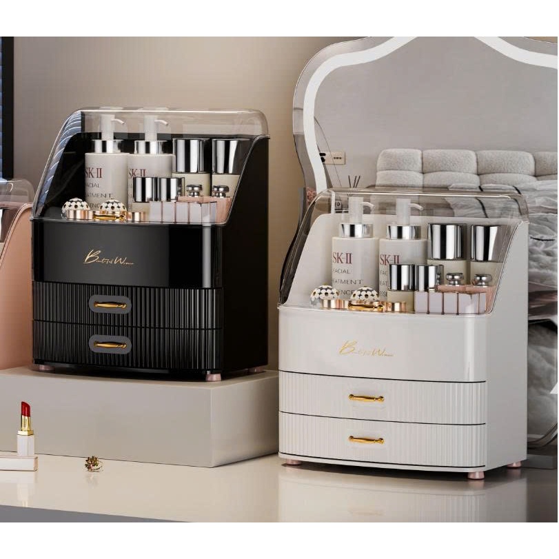 Hộp Đựng Mỹ Phẩm YTC Đa Năng, Tủ Đựng Đồ Trang Điểm Mini Tiện Lợi