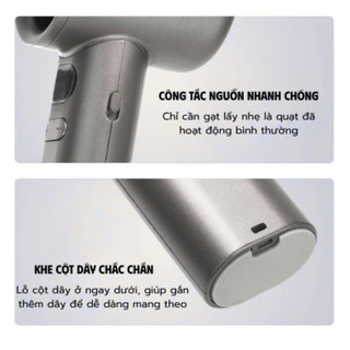 Quạt Cầm Tay Mini 120 Tốc Độ Hot Trend, Sạc USB, Có Màn Hình Hiển Thị, Gió Mạnh Êm  [Q2]