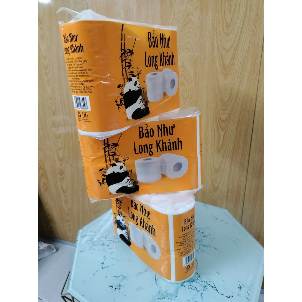 Giấy Vệ Sinh Không Lõi Bảo Như 6 Cuộn 3 Lớp 900g Cty Giấy Thành Công Giá Tốt Giấy Không Mủn