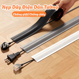 Nẹp Dây Điện TORO Nhựa PVC Dày Dặn,Chống Vấp Ngã, Bảo Vệ Dây Cáp Chống Giật, Dễ Lắp Đặt, Gọn Gàng