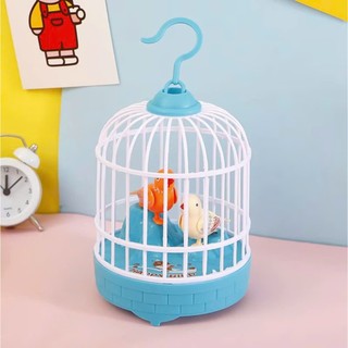Đồ chơi lồng chim cho bé . lồng chim hót có nhạc và cảm biến phát tiếng kêu khi rung động