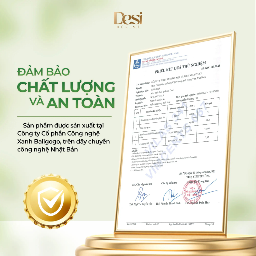 Nước Giặt Xả Cao Cấp Desi Green , Túi Nước Giặt 2 Lít ,Công Nghệ Xanh, Sạch Sâu, Thơm Lâu Chuẩn Pháp