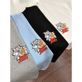 [BOXY TOM&JERRY SUMMER VERSION] Áo thun Boxy Unisex nam nữ in 2 mặt hoạt hình chất Cotton Premium 260gsm