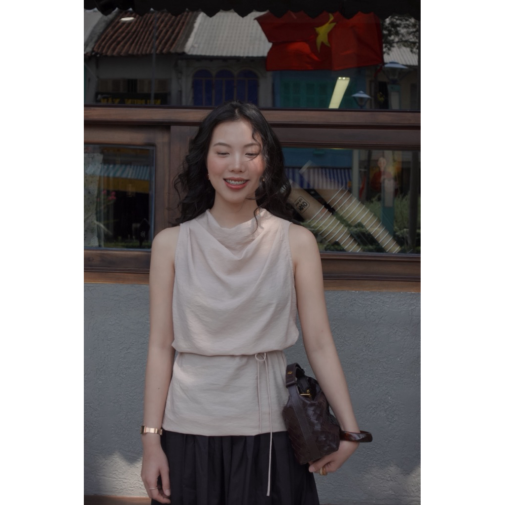 TANE Áo Draped Top | PRE - ORD