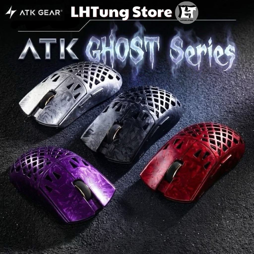 SẴN GIAO] Chuột không dây ATK GHOST Carbon | Ultimate | Extreme