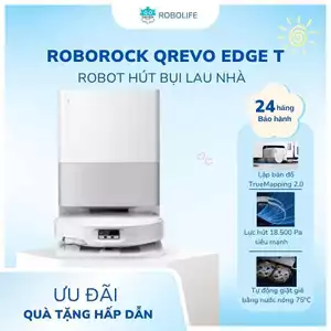 Robot Hút Bụi Lau Nhà Thông Minh Roborock Qrevo Edge T
