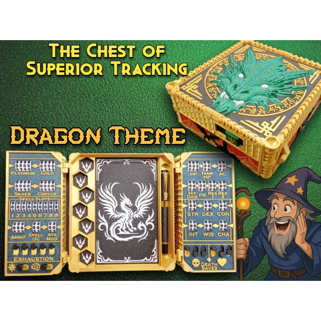 DnD Box Premium - LabRat3D - Hộp Đựng Xúc Xắc Dungeons & Dragons RPG ...