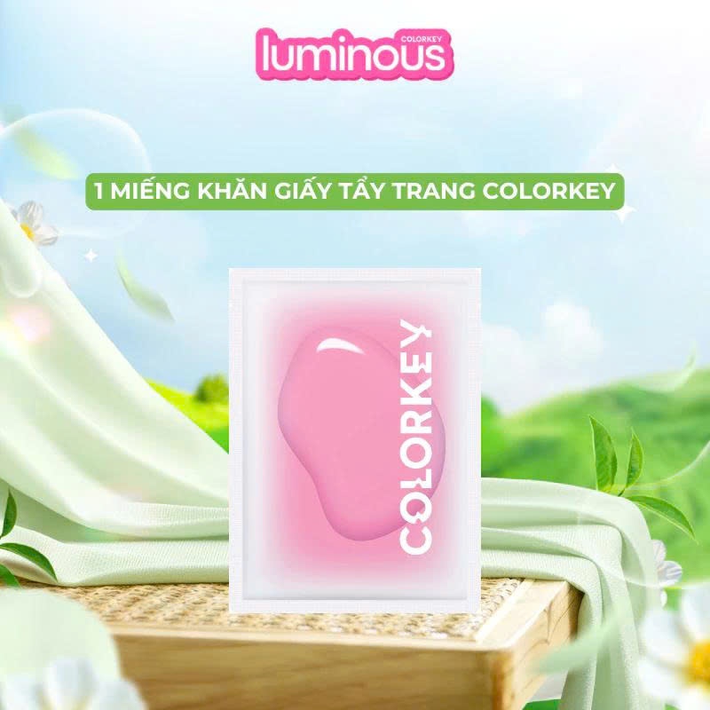 Khăn Giấy Tẩy Trang COLORKEY Sạch dịu nhẹ tiện lợi | NHÍM HOUSE