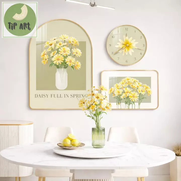 Đồ Decor phòng khách hiện đại, tranh và đồng hồ, tranh treo tườg, tranh treo decor phòng ngủ, tranh decor