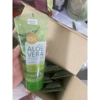 Gel dưỡng da thảo dược lô hội Welcos Aloevera Moisture Real Soothing Gel 150g