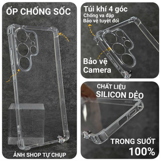 ốp lưng redmi note 12 12s 12t note 12 pro turbo 4g/5g dẻo trong suốt silicon cao cấp chống sốc va đập bảo vệ cam Vstore