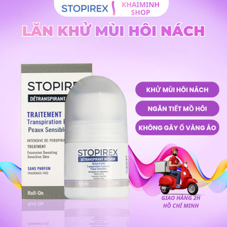 STOPIREX - Lăn khử mùi chuyên sâu cho nam nữ (30ml) - Ngăn tiết mồ hôi hiệu quả
