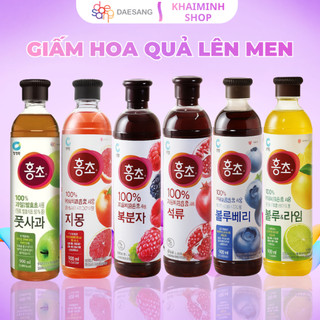 Giấm Uống Trái Cây Hongcho Hàn Quốc - Nước Uống Lên Men Tự Nhiên Hỗ Trợ Đẹp Da, Vóc Dáng Cân Đối