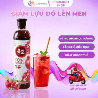Nước Uống Vị Lựu Đỏ Hongcho Hàn Quốc - Nước Uống Lên Men Tự Nhiên Hỗ Trợ Đẹp Da, Vóc Dáng Cân Đối