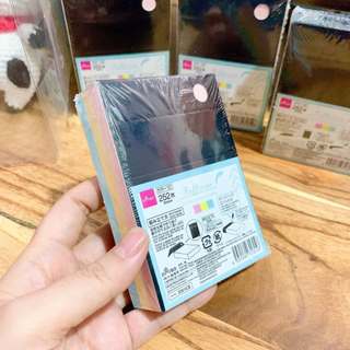 VPP Nhật Bản 🇯🇵 Xấp Giấy Ghi Chú 252 Tờ Có Thể Gấp Bìa thành Lỗ Cắm Bút ♥  Pastel Note 3 Màu Xinh Xắn