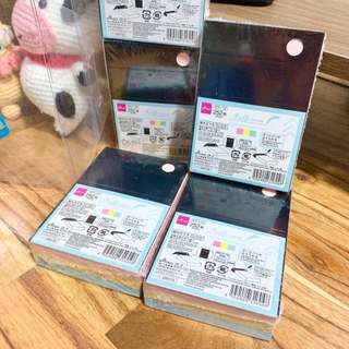VPP Nhật Bản 🇯🇵 Xấp Giấy Ghi Chú 252 Tờ Có Thể Gấp Bìa thành Lỗ Cắm Bút ♥  Pastel Note 3 Màu Xinh Xắn
