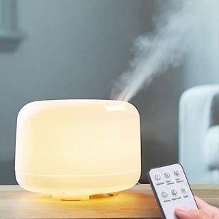 Máy Khuếch Tán Tinh Dầu Điều Khiển Từ Xa, Led 7 Màu, Máy Bù Ẩm, Đuổi Muỗi, Thơm Phòng Ngủ Ngon