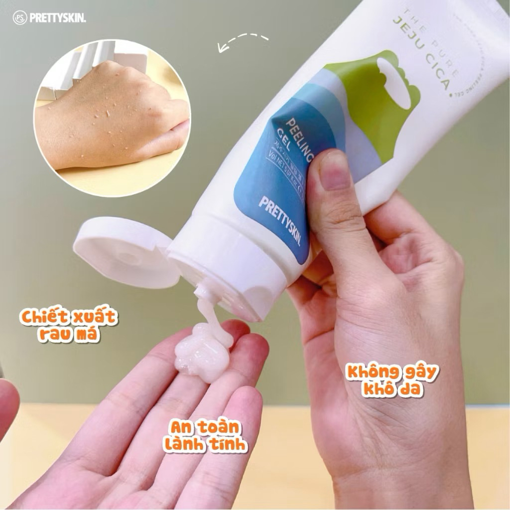 Tẩy da chết rau má Prettyskin
