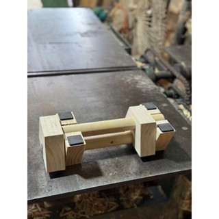 PARALLETTES GỖ GẤP GỌN II - DỤNG CỤ HÍT ĐẤT, CHỐNG ĐẨY BẰNG GỖ TỰ NHIÊN CÓ ĐẾ CHỐNG TRƯỢT