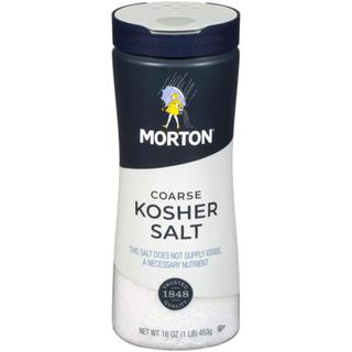Muối Morton Kosher Coarse/ Fine Sea Salt Không thêm Iod