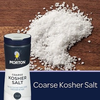 Muối Morton Kosher Coarse/ Fine Sea Salt Không thêm Iod