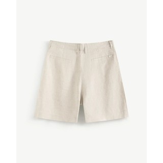Quần short nam linen nhãn trang trí. Loose - ROUTINE 10S26PSH007