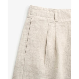 Quần short nam linen nhãn trang trí. Loose - ROUTINE 10S26PSH007