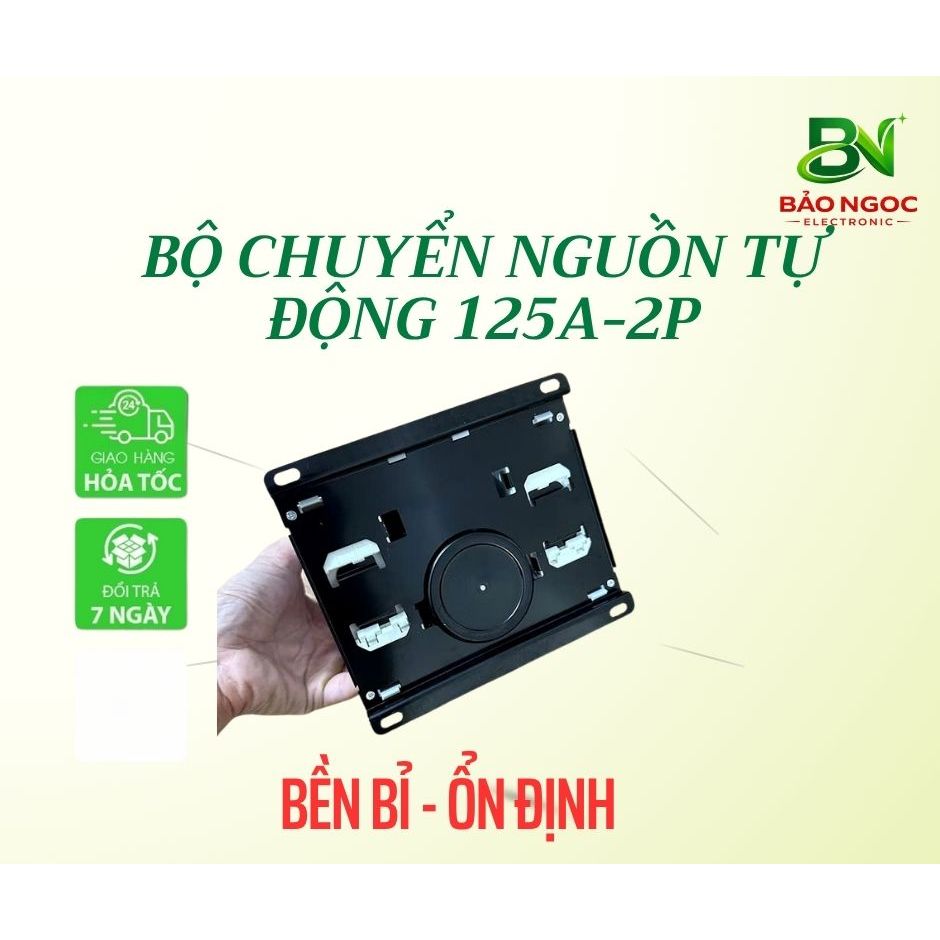 Bộ chuyển nguồn tự động- cầu dao điện tự động - ATS 125A ( có dây điều khiển đấu hẹn giờ)