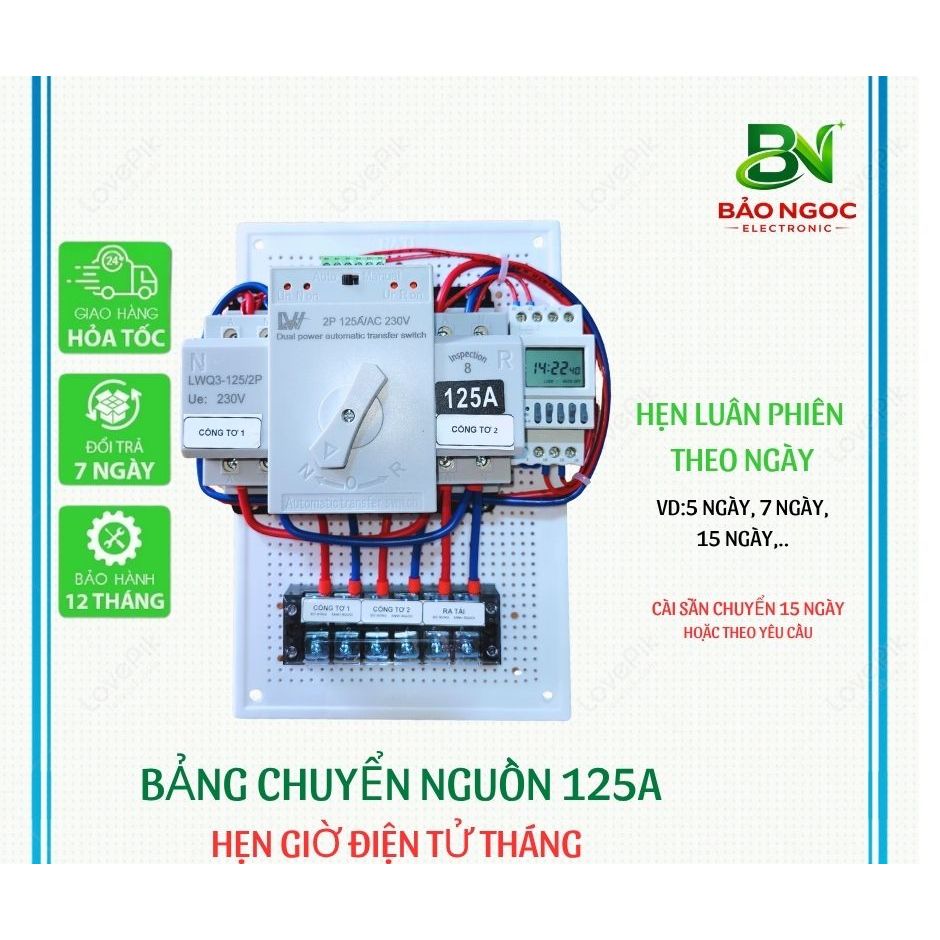 Hẹn giờ tháng - Timer hẹn giờ - đồng hồ hẹn giờ NKG5