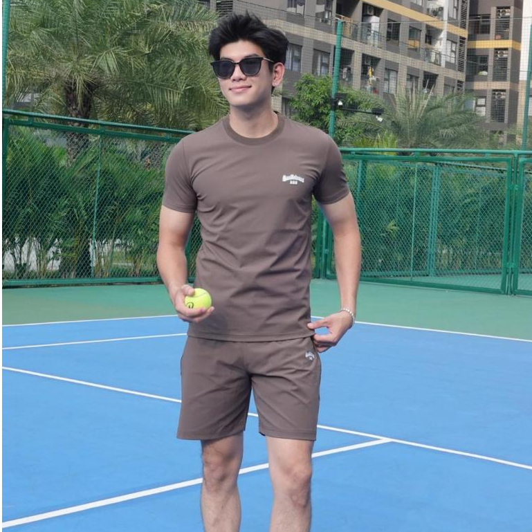 Set Thể Thao Polo Nam Lucifer | Vải Coolmate Mát, Co Giãn 4 Chiều | Set Áo Polo + Quần Nam Thể Thao