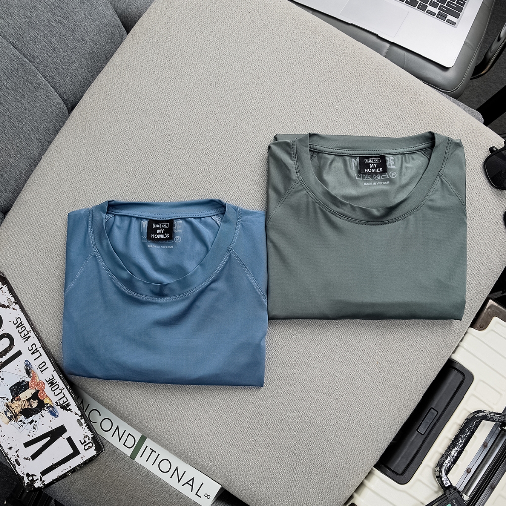 Áo thun lạnh thể thao nam Bigsize 50-120kg chất vải mát lạnh thoáng mát - My Homies | BigBuy360 - bigbuy360.vn