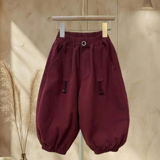 Quần Dài Ống Bí Bé Trai Form Rộng Co Giãn Mềm Mại Hàng Quảng Châu Size 1-10 Tuổi