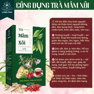 [ Combo 3 Hộp ] Trà Mâm Xôi Sâm Tố Nữ - Làng Mai - Hỗ Trợ Sức Khỏe Đẹp Da Giữ Dáng Bổ huyết Điều kinh Cân Bằng Nội Tiết.