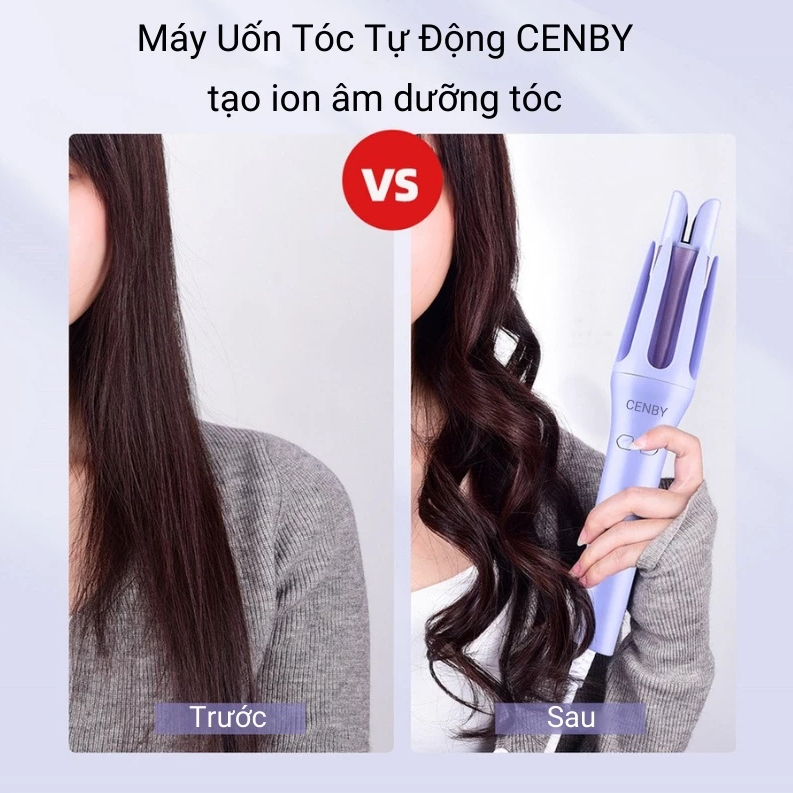 Máy uốn tóc xoăn sóng nước 32mm máy làm tóc tích hợp ion âm bảo vệ tóc