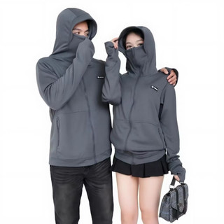 Áo chống nắng nam 2 lớp che trán thông hơi thoáng khí lách cao cấp