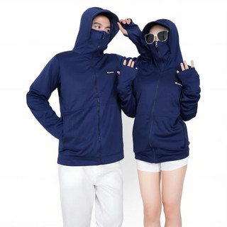 Áo chống nắng nam 2 lớp che trán thông hơi thoáng khí lách cao cấp