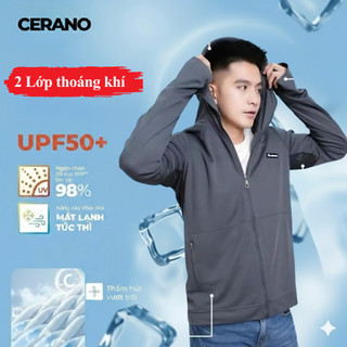 Áo chống nắng nam 2 lớp che trán thông hơi thoáng khí lách cao cấp