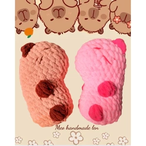 Thú bông capybara bằng len - handmade len - amigurumi - crochet