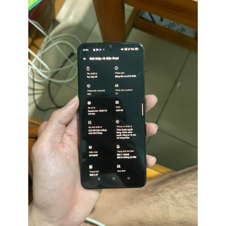 Điện thoại cũ opp a73