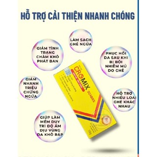 Kem bôi ghẻ CROMIX 20g – Permethrin 5% diệt ghẻ, giảm ngứa nhanh, trị ghẻ nước/ghẻ ngứa, dùng cho trẻ em & người lớn