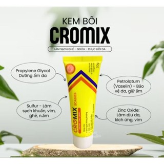 Kem bôi ghẻ CROMIX 20g – Permethrin 5% diệt ghẻ, giảm ngứa nhanh, trị ghẻ nước/ghẻ ngứa, dùng cho trẻ em & người lớn