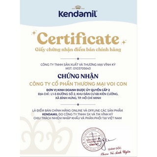 Sữa Kendamil Organic Anh Quốc Số 1 2 3 - Sữa Bột Hữu Cơ Nguyên Kem Phát Triển Toàn Diện 800g