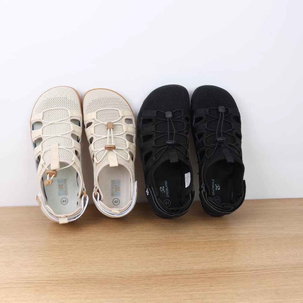 |ELVAR - ORDER XUẤT DƯ| Giày Đi Bộ Đường Dài Thiết Kế Tối Giản, Giày Sandal Lưới Bít Mũi Lội Suối
