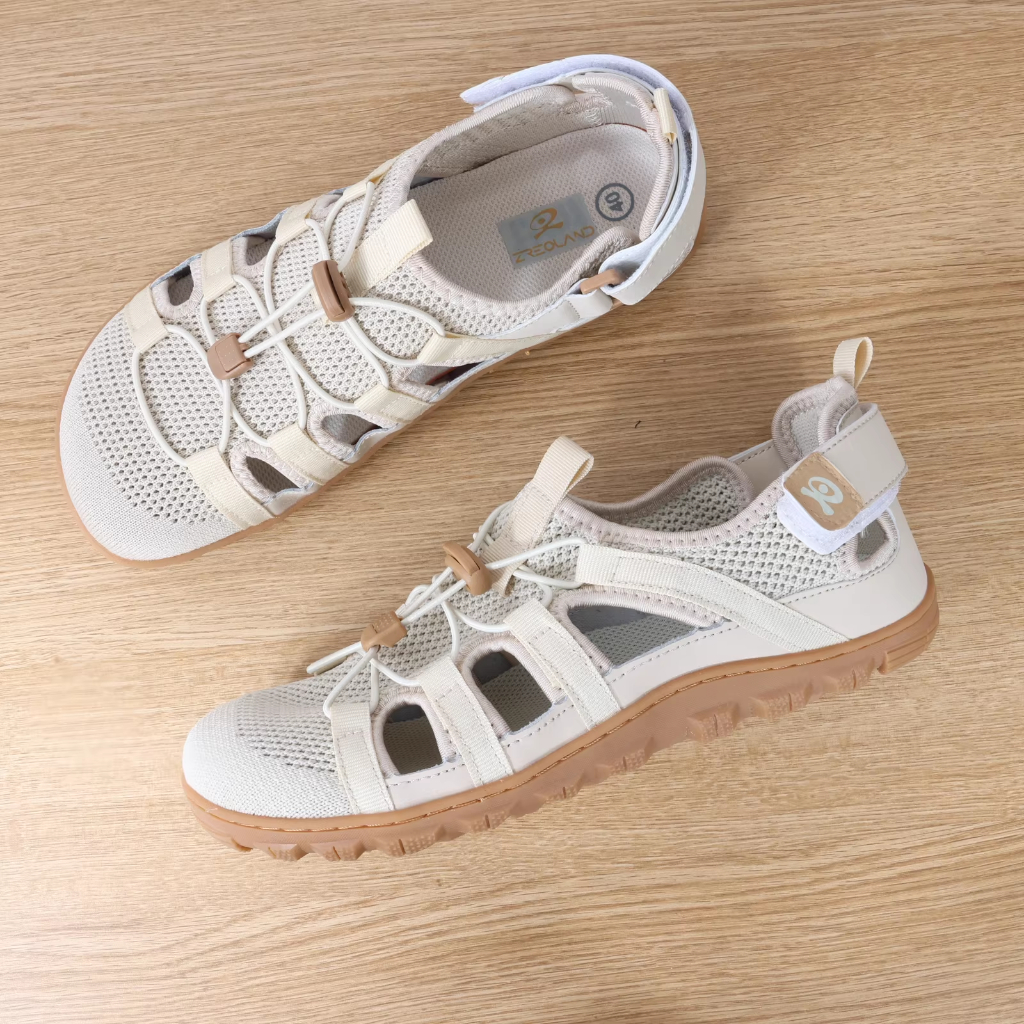 |ELVAR - ORDER XUẤT DƯ| Giày Đi Bộ Đường Dài Thiết Kế Tối Giản, Giày Sandal Lưới Bít Mũi Lội Suối
