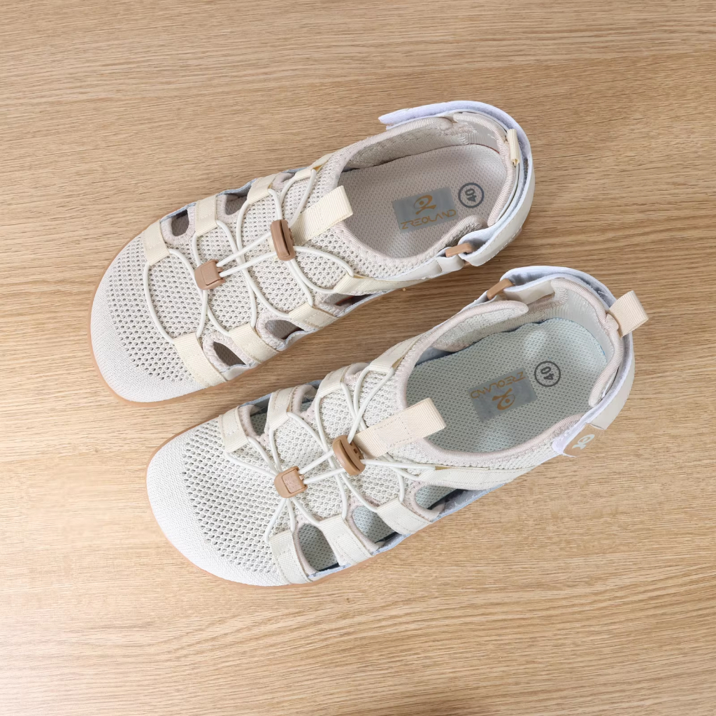 |ELVAR - ORDER XUẤT DƯ| Giày Đi Bộ Đường Dài Thiết Kế Tối Giản, Giày Sandal Lưới Bít Mũi Lội Suối