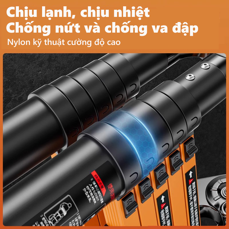 Thang Rút Nhôm Inox Chữ A Chữ I thang gấp gọn dễ mang Cao 1.7M-4.1M Dùng trong gia đình xây dựng sửa chữa