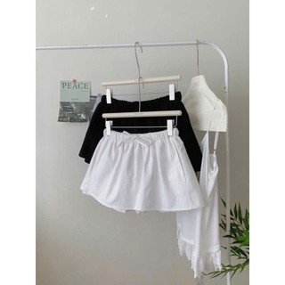 Chân Váy DENIM Dây Rút Xoè Rộng Tôn Dáng Chữ A Chân Váy Kaki Mềm Phù Hợp Đi Chơi Cakecat