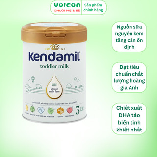 Sữa Công Thức Nguyên Kem Kendamil Classic từ Anh Quốc hỗ trợ phát triển toàn diện lon 800g